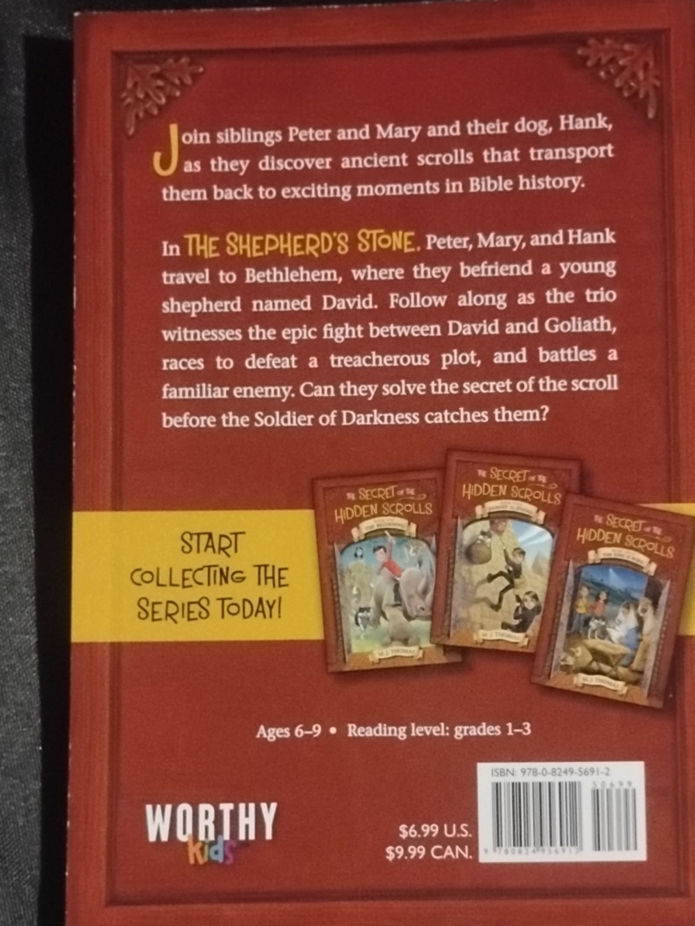 The Secret of the Hidden Scrolls: The Shepherd's Stone - M. J. Thomas - Picture 2 of 2